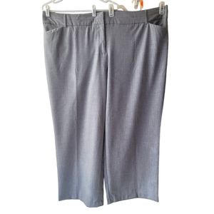 Cato Size 30W Curvy Gray Four Pocket Pants 32in Inseam